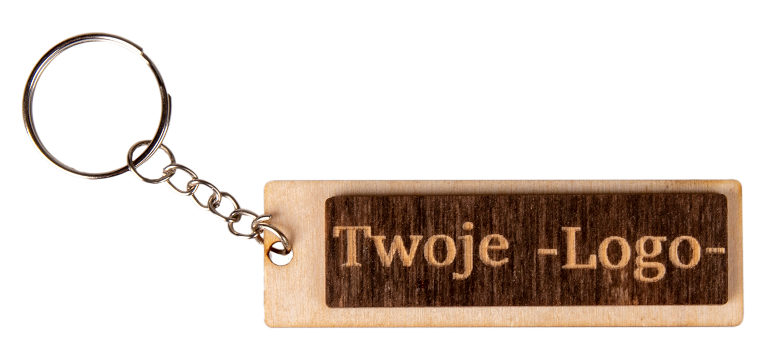 10 sztuk Breloczek, brelok zawieszka z własnym tekstem lub LOGO dwukolorowa
